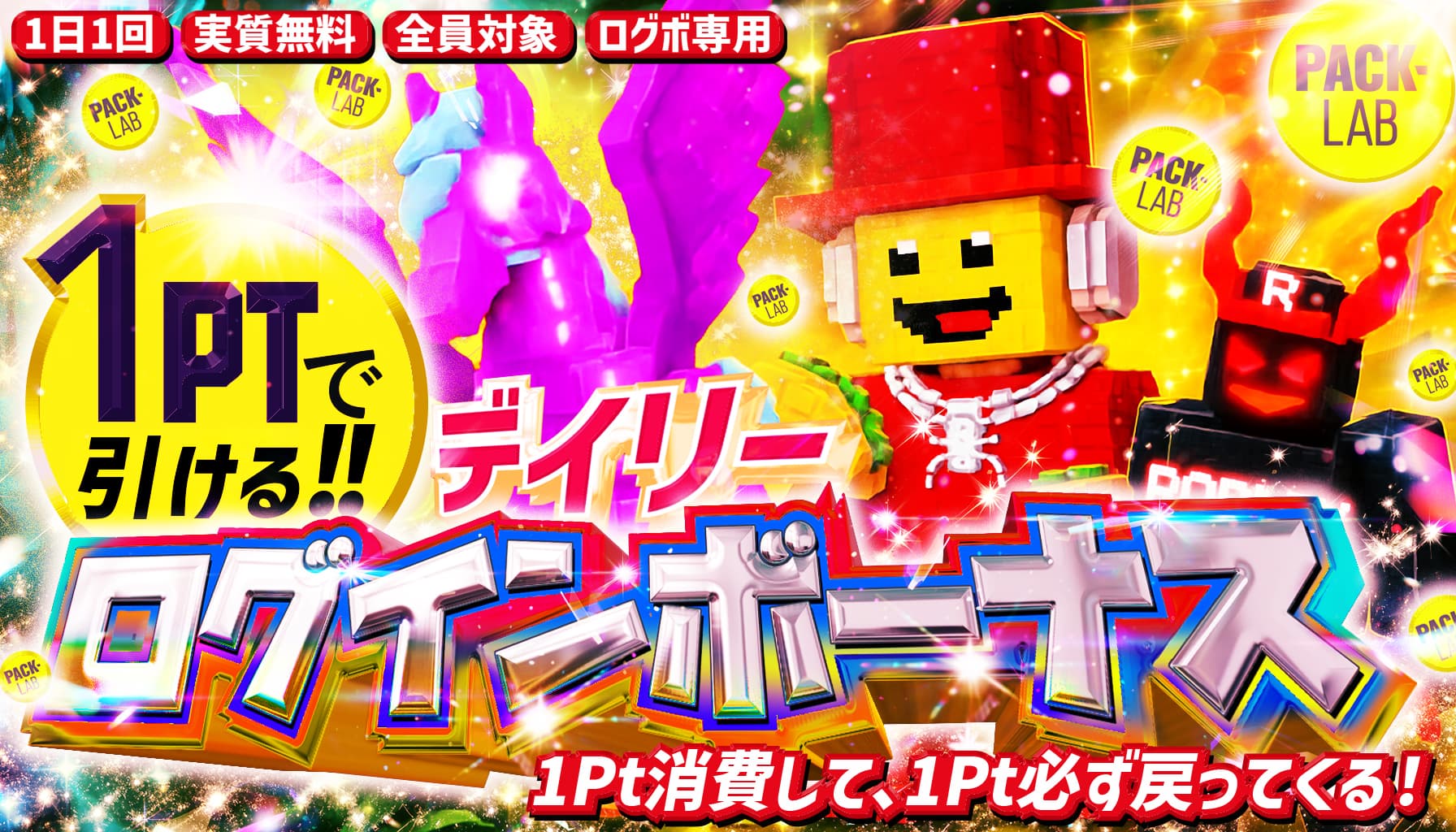 デイリーログインボーナス