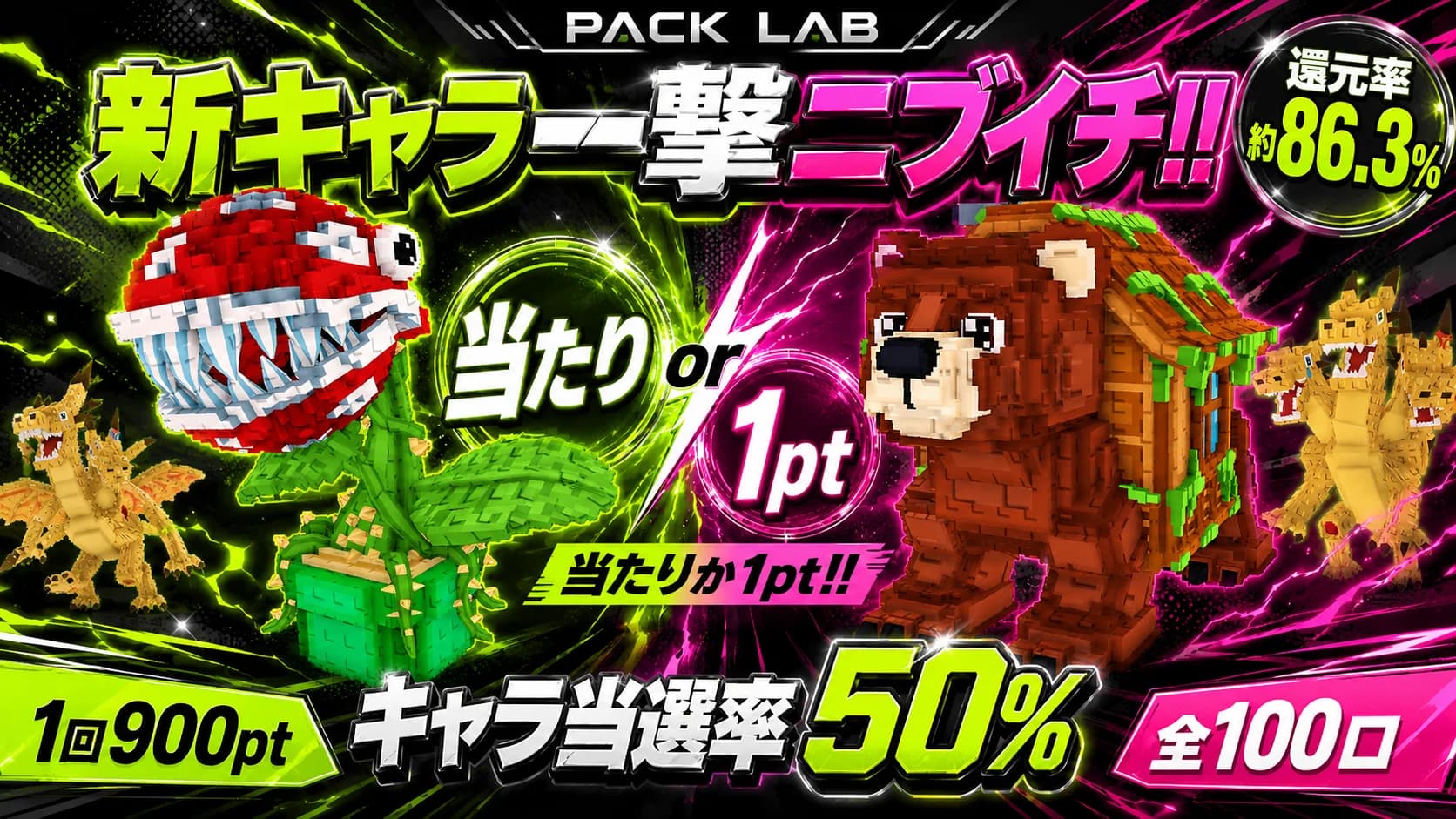 新キャラ一撃ニブイチ